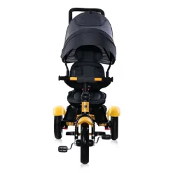 Lorelli Tricycle Neo 4 in 1 Luftreifen, Schiebestange, Sitz drehbar, verstellbar gelb