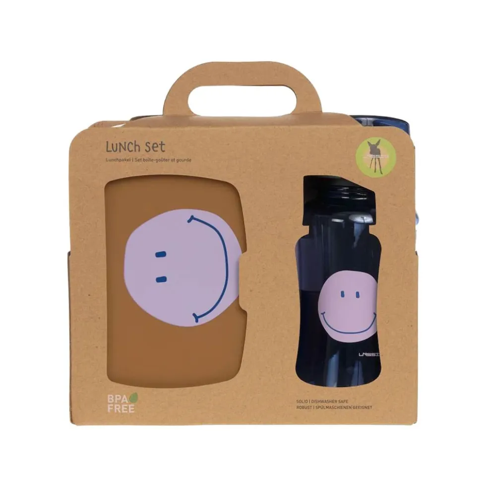 Lässig Lunchset Brotdose & Trinkflasche Little Gang