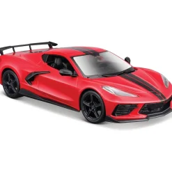Maisto 1:24 Corvette ZR1 Coupe rot Die Cast Modellauto mit beweglichen Türen für Sammler und Auto-Fans