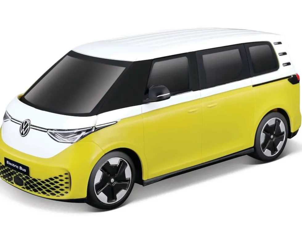 Maisto 32914Y - Modellauto - VW ID.Buzz (weiß-gelb, Maßstab 1:24) Modell Auto Spielzeugauto