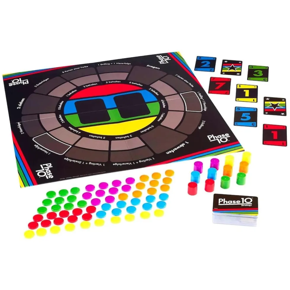 Mattel FTB29 - Brettspiel, Phase 10