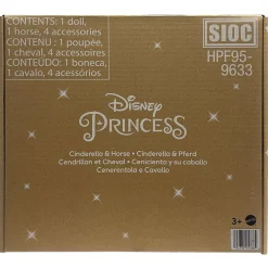Mattel HPF95 - Disney Princess - Cinderella mit Pferd