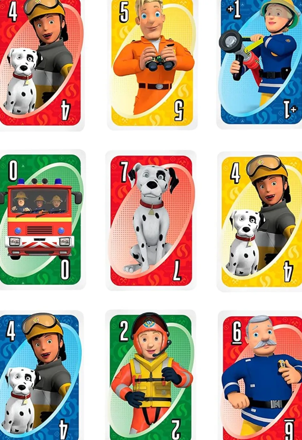 Mattel - UNO - Feuerwehrmann Sam Kartenspiel Gesellschaftsspiel