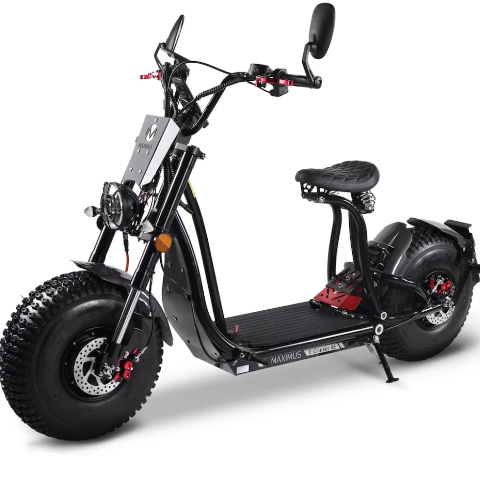 Maximus, E-Cruiser 45 - 45 km/h, 60V-25,6 Ah Lithium Akku, 2x1500 Watt