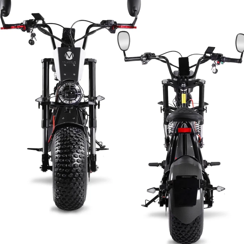 Maximus, E-Cruiser 45 - 45 km/h, 60V-25,6 Ah Lithium Akku, 2x1500 Watt