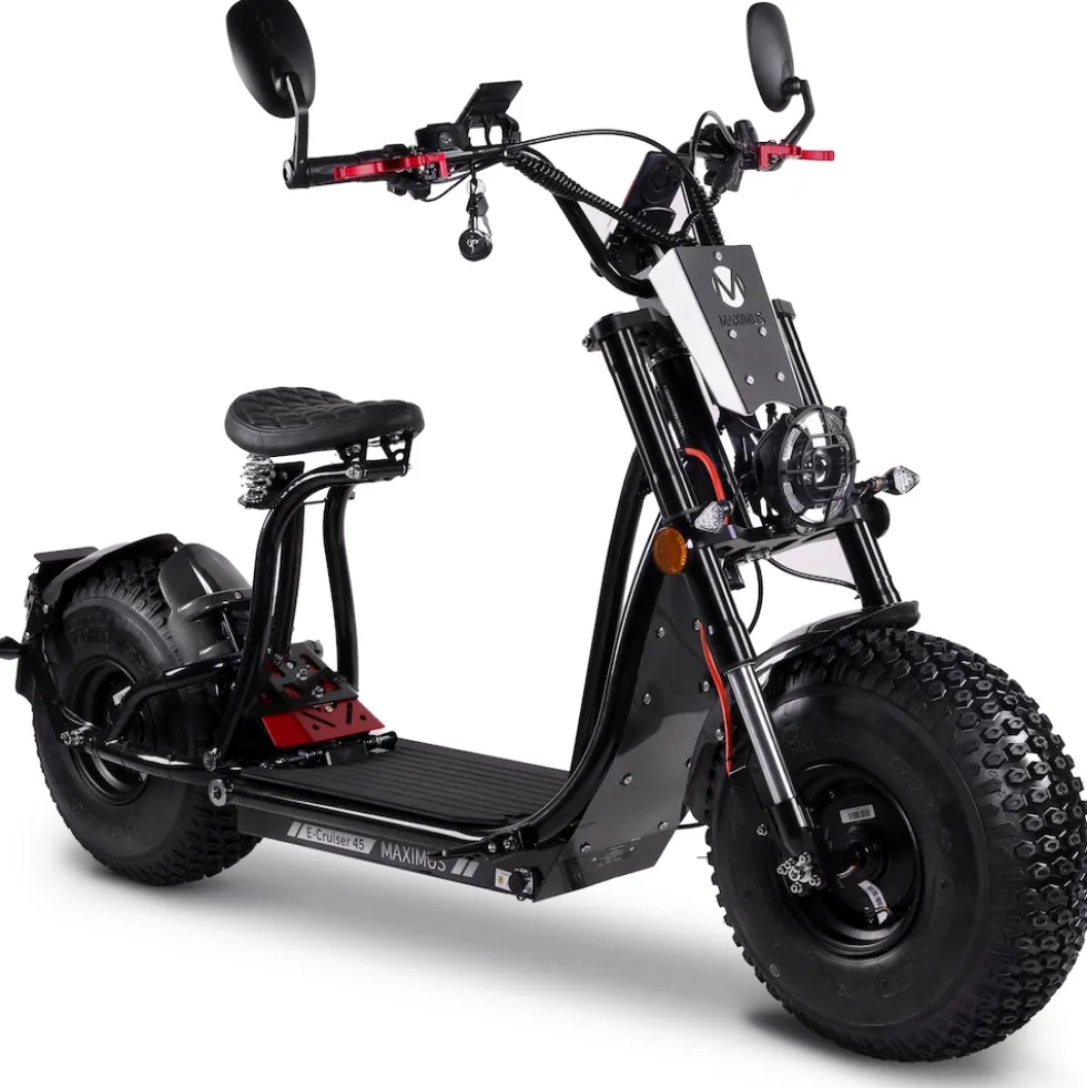 Maximus, E-Cruiser 45 - 45 km/h, 60V-25,6 Ah Lithium Akku, 2x1500 Watt