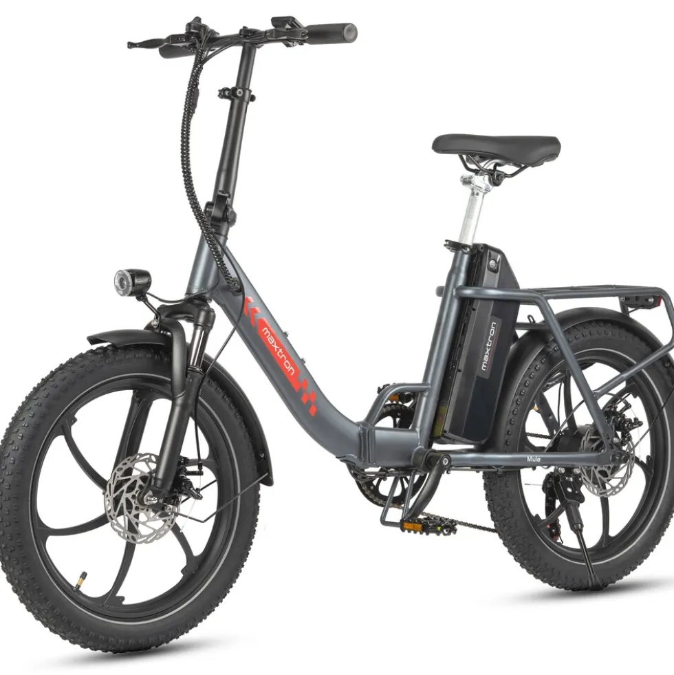 Maxtron Mule, Falt-E-Bike, All-Terrain E-Bike, 20" Zoll, grau