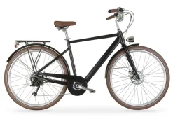 MBM Elektro-Citybike LA RUE 2.0 MAN, schwarz