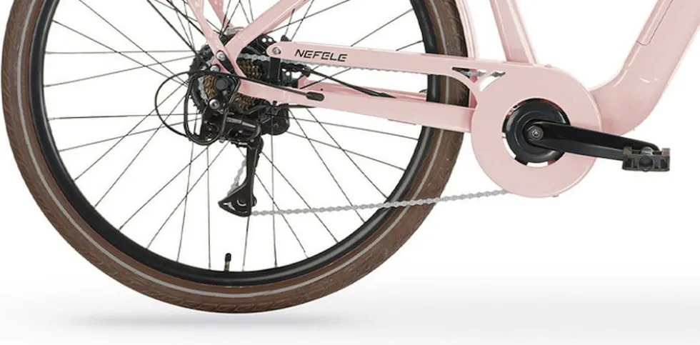 MBM Elektro-Citybike NEFELE 26 Zoll, rosa