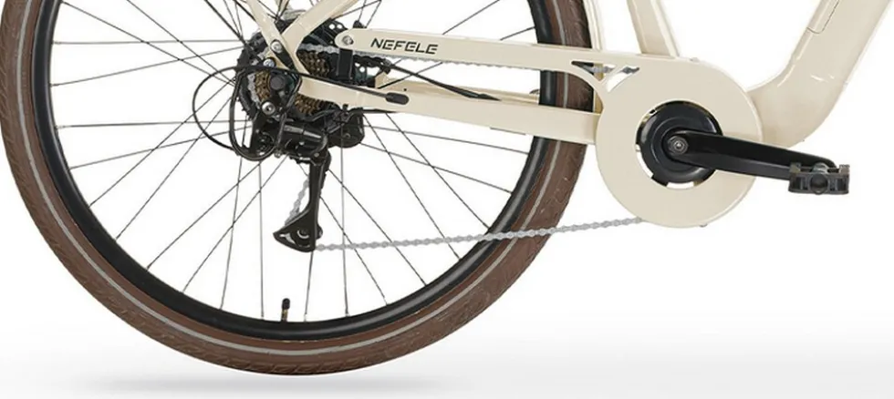 MBM Elektro-Citybike NEFELE 28 Zoll, creme