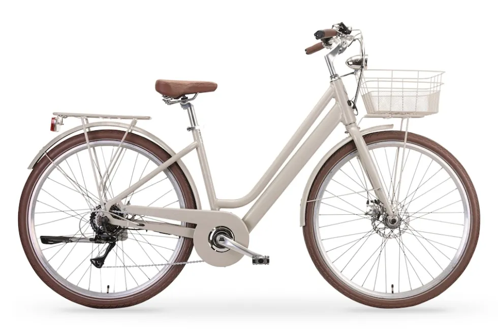 MBM Elektro-Citybike New LA RUE 2.0, sand