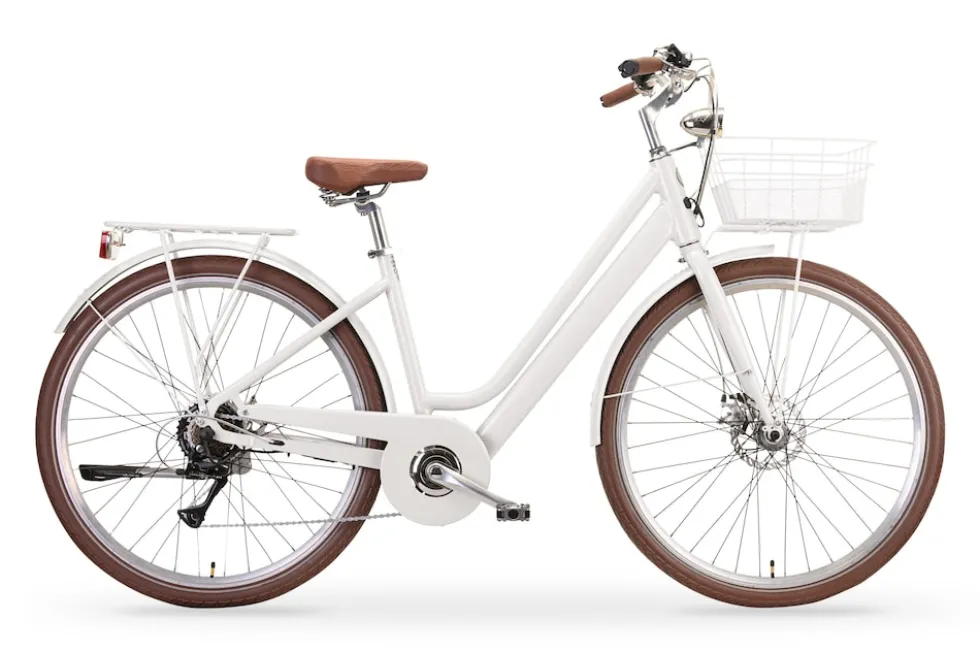 MBM Elektro-Citybike New LA RUE 2.0, weiß