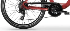 MBM Elektro-Citybike RHEA 24 Zoll, red