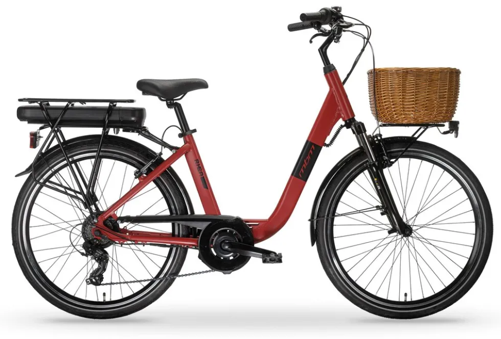 MBM Elektro-Citybike RHEA 28 Zoll, red