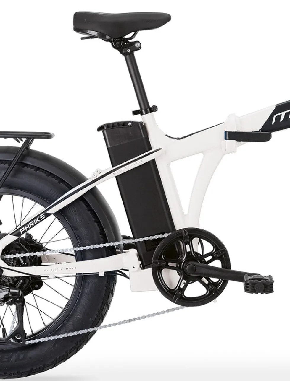 MBM Elektro-Falt-Fahrrad PHRIKE 20 Zoll, weiß