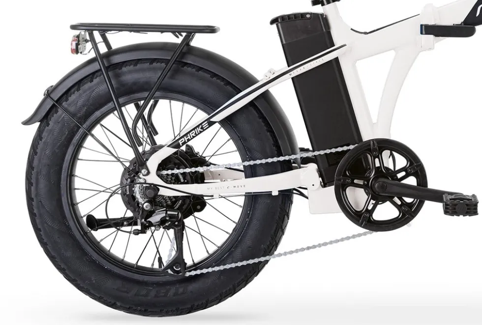 MBM Elektro-Falt-Fahrrad PHRIKE 20 Zoll, weiß