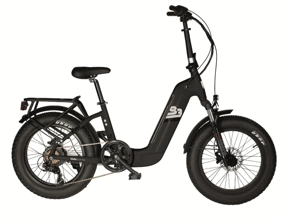 MBM Elektro-Kompaktfahrrad FAT BIKE N-VER F9.3 20 Zoll black