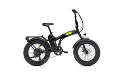 MBM Elektro-Kompaktfahrrad / Faltrad N-VER FOLDING 9.2. 20 Zoll, black-lime