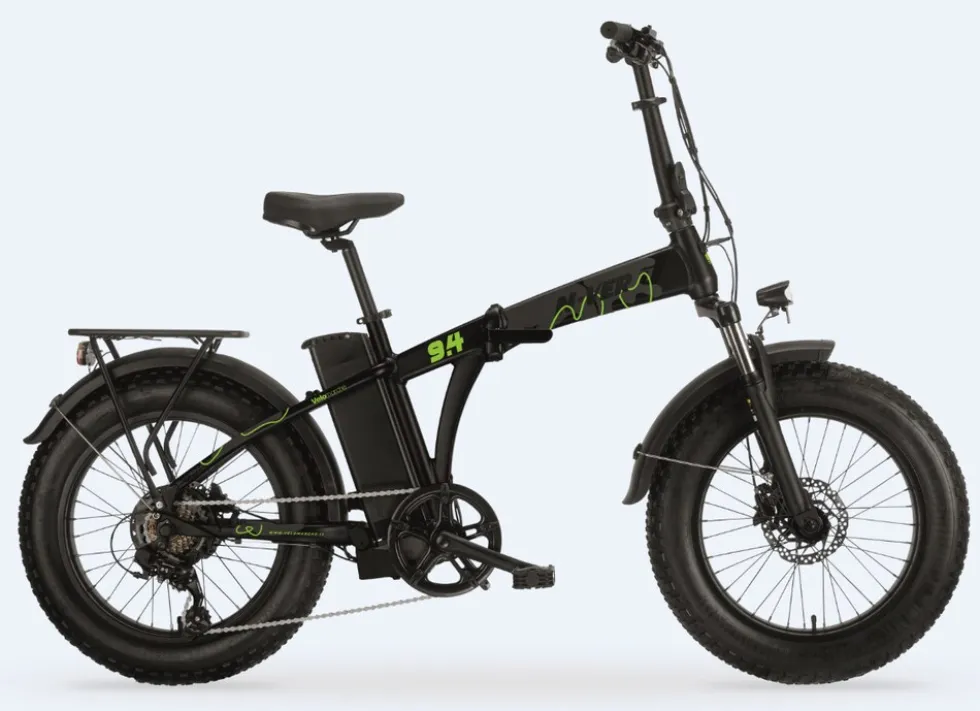 MBM Elektro-Kompaktfahrrad / Faltrad N-VER FOLDING 20 Zoll, black