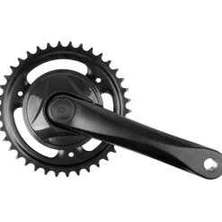 Messingschlager Kurbel 1-fach 38 Zähne 170 mm Kurbelgarnitur Tretkurbel Fahrradkurbel Kettenradgarnitur