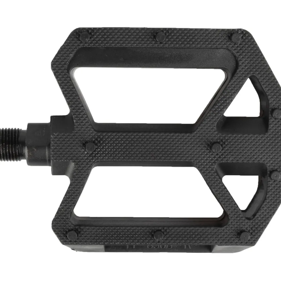 Messingschlager Steady K5 Fahrradpedal 1/2" oder 9/16" Fahrrad Flat Pedale Plattformpedale StVZO Pedalen BMX City Trekking