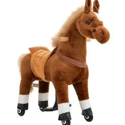 Miweba Pony Amadeus, Small, Spielpferd zum Reiten, 3-5 Jahre, integrierte Lenkung