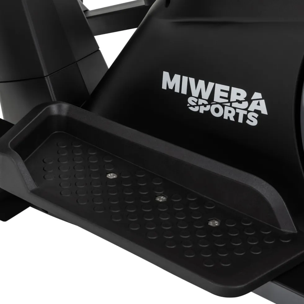 Miweba Sports Crosstrainer MC500, Pulsmessung, Transportrollen