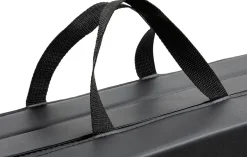 Miweba Sports Gymnastikmatte GM100, faltbar, rutschfest, Turnmatte für zuhause, Tragegriffe, PVC (Schwarz)