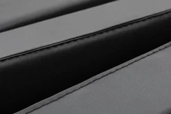 Miweba Sports Gymnastikmatte GM100, faltbar, rutschfest, Turnmatte für zuhause, Tragegriffe, PVC (Schwarz)