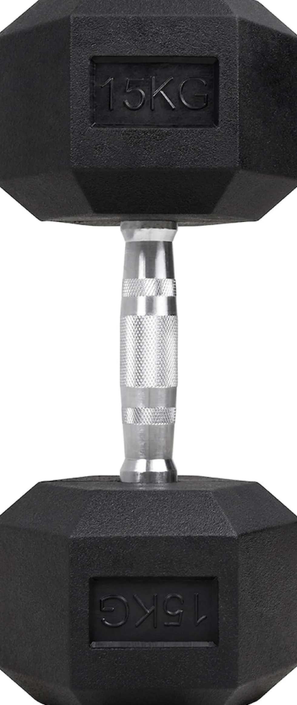 Miweba Sports Hexagon Kurzhanteln HGH100, Kurzhantel-Set, 2,5-15 kg, Gusseisen-Kern (Hantelpaar, 15 kg)