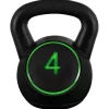 Miweba Sports Kettlebell-Set, 2-7 kg, Kettlebell-Ablage, Kugelhantel Indoor und Outdoor, Betonfüllung (2 - 8 kg)