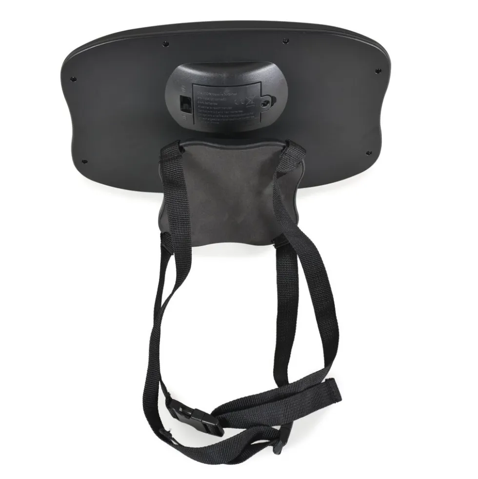 Moni Baby Autospiegel Reflex LED-Licht Fernbedienung, Rücksitzspiegel fürs Auto dunkelgrau