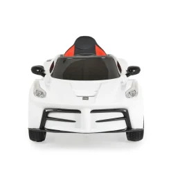 Moni Kinder Elektroauto Liberty, Fernbedienung EVA-Reifen Rücklichter Gurt MP3 weiß