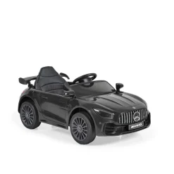 Moni Kinder Elektroauto Mercedes AMG GTR EVA-Reifen, Musikeffekte, Fernbedienung schwarz