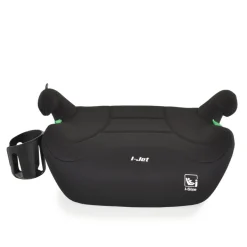 Moni Kindersitz, Sitzerhöhung i-Jet (125-150cm) Gruppe 3, Getränkehalter Isofix schwarz