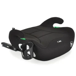 Moni Kindersitz, Sitzerhöhung i-Jet (125-150cm) Gruppe 3, Getränkehalter Isofix schwarz