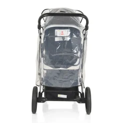 Moni Kinderwagen-Regenschutz Bimbro universal, Belüftungslöcher, für Einsitzer transparent