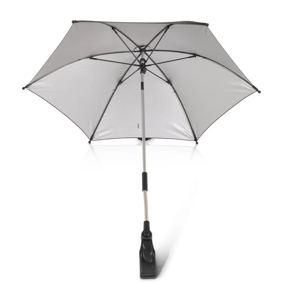 Moni Kinderwagenschirm, Sonnenschirm, universal, Durchmesser 80 cm, UV-Schutz schwarz