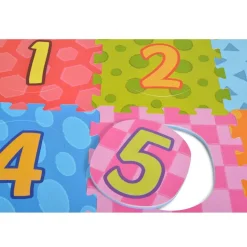 Moni 3020 Puzzlematte 9-teilig Zahlen Puzzleteppich Teilegröße 31 x 31 cm bunt