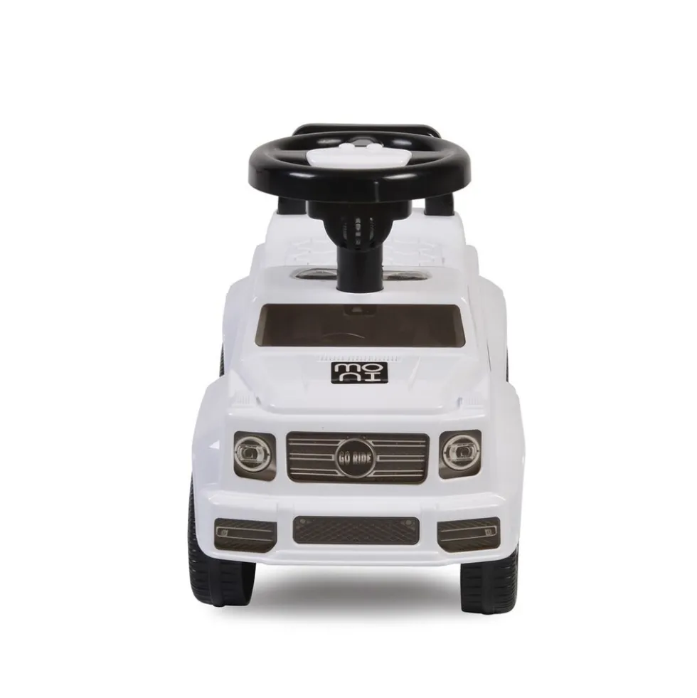 Moni Rutschauto Kinderauto Speed JY-Z12 Musikfunktion, ab 18 Monaten, max. 25 kg weiß