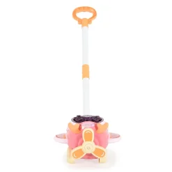 Moni Schiebespielzeug Flugzeug Seifenblasen, für drin und draußen, Höhe 46,5 cm rosa