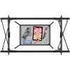 24MOVE® Campingtisch Klapptisch mit Aluminiumrahmen, Tischplatte aufrollbar, Falttisch klappbar, höhenverstellbar, inkl. Tragetasche - bis 30 kg, Anthrazitgrau