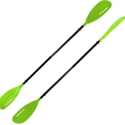 24MOVE® Doppelpaddel LAGO Aluminium Paddel, Stand-Up Paddling, Paddel für Kajak, 220 cm, verstellbar