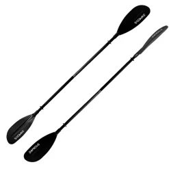 24MOVE® Doppelpaddel LAGO Aluminium Paddel, Stand-Up Paddling, Paddel für Kajak, 220 cm, verstellbar