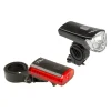 M-Wave Atlas K 11 Akkulampen Set LED Fahrradlampe Fahrradlicht StVZO Fahrrad Lampe USB