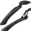 M-Wave Mud Max QR.F II Schutzblech 26 - 29 Zoll Spritzschutz Mudguard Schmutzfänger Fahrradschutzblech Steckschutzblech Set vorne hinten