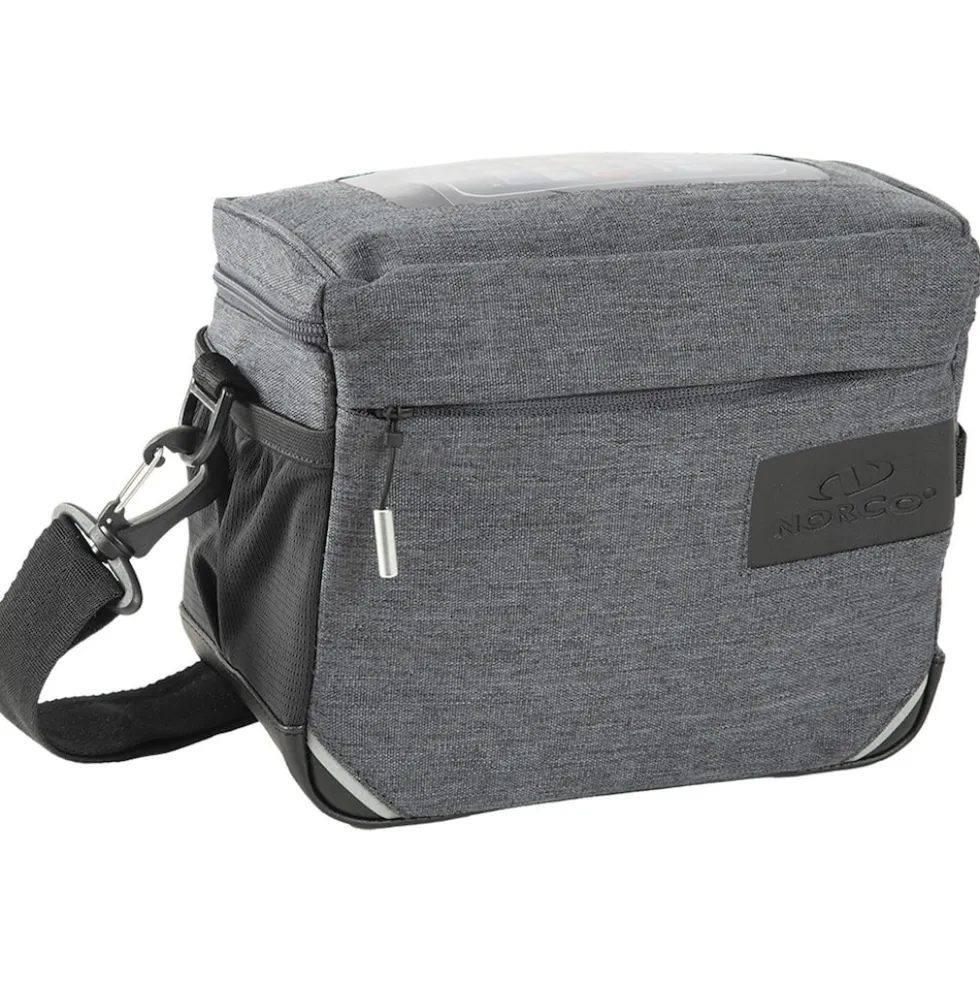 Norco Midford Lenkertasche Fahrrad Klickfix Smartphone Tasche vorne für E Bike Regenschutz abnehmbar 5 Liter