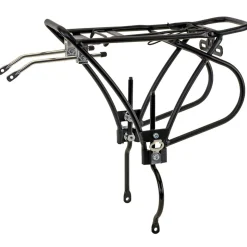O-Stand Disc Gepäckträger Heckgepäcktäger 24 - 29 Zoll universal Fahrrad Heckgepäckträger für Scheibenbremse Aluminium Federklappe