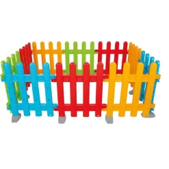 Pilsan Kunststoff Spielzaun Multi 06226 Laufgitter, 10 Elemente á 51 x 4 x 54 cm bunt