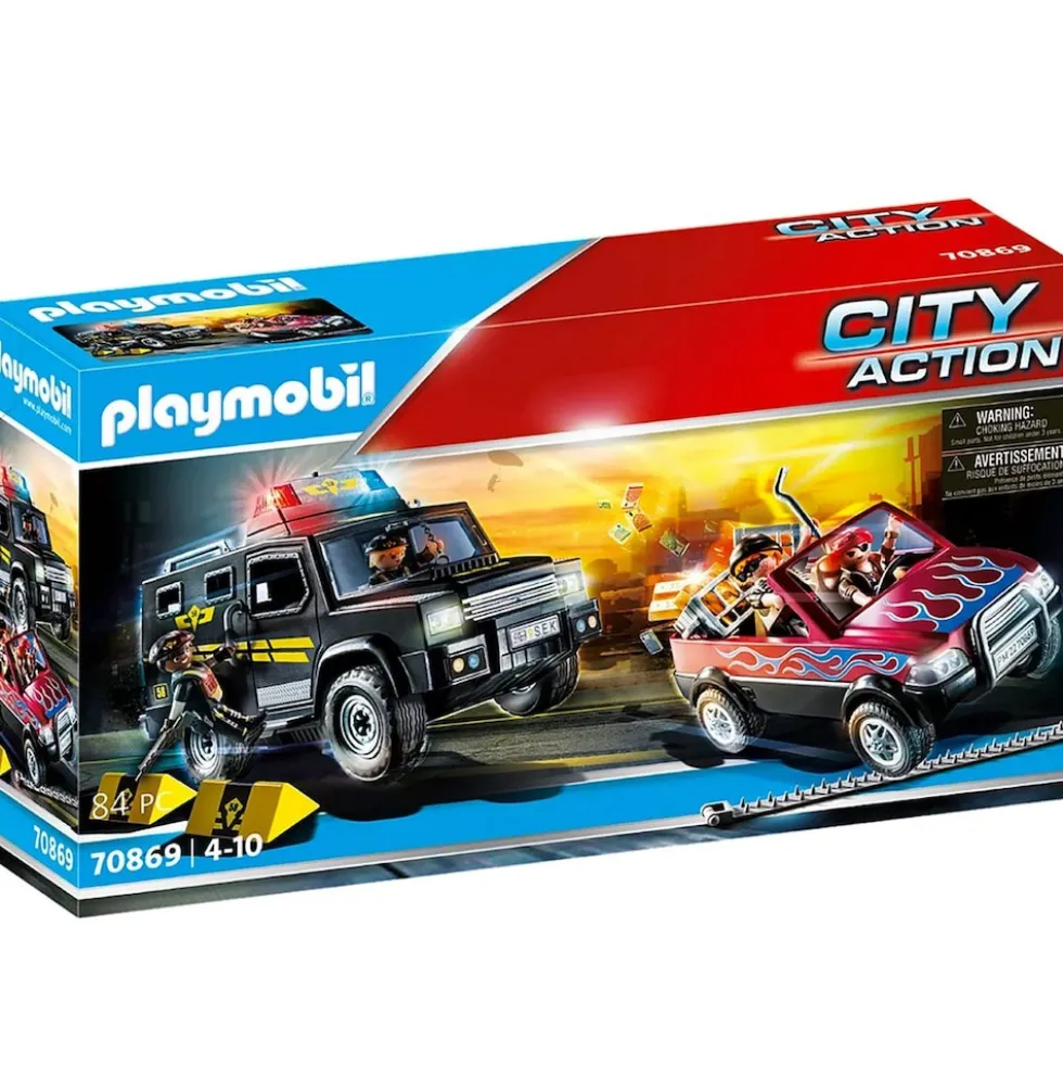 PLAYMOBIL® 70869 - City Action - Polizei, Verfolgung der Bankräuber